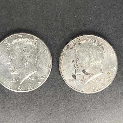 1964 Kennedy Half Dollar Coins