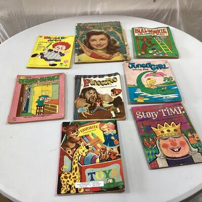 vintage coloring books