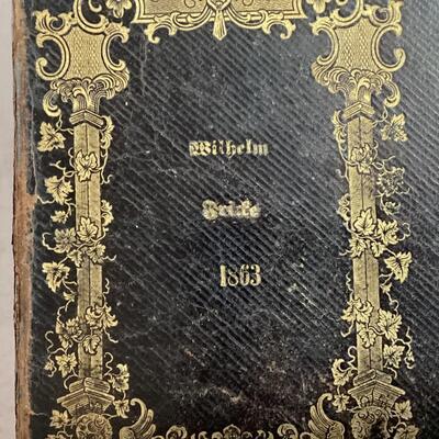German books and Fricke family  items