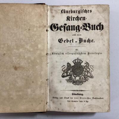 German books and Fricke family  items