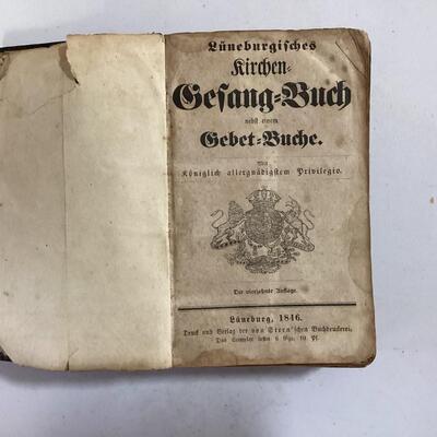 German books and Fricke family  items