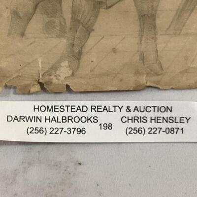 original art by Henry Fricke dated August  26, 1896