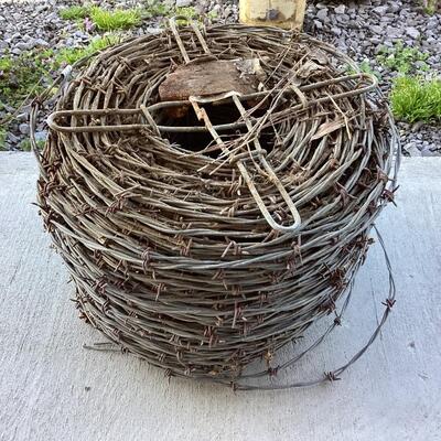 roll of barbed wire