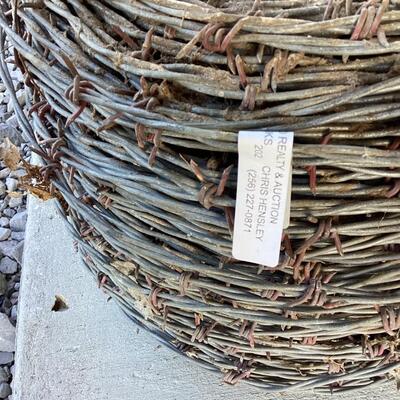 roll of barbed wire