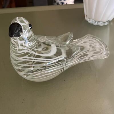 Blown glass large bird