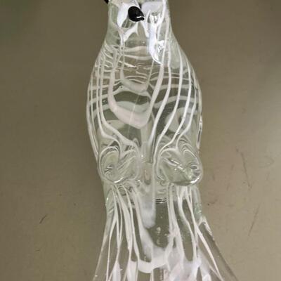 Blown glass large bird