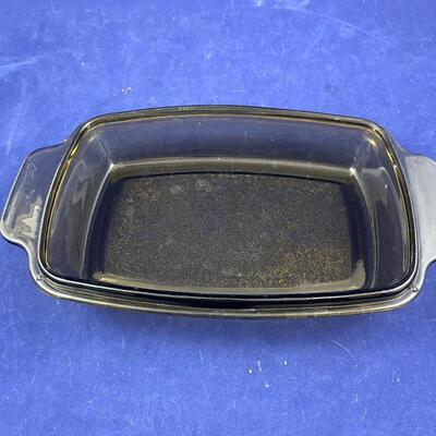 Oblong glass baker cover  visionware?