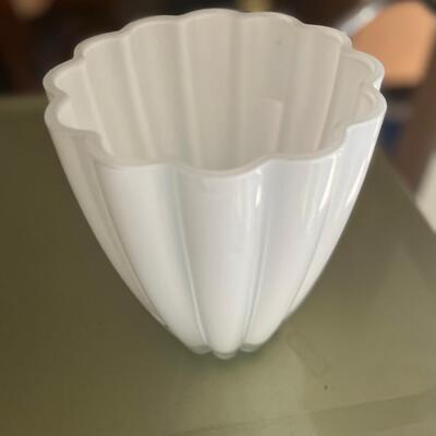 Polish blown glass planter