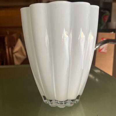 Polish blown glass planter