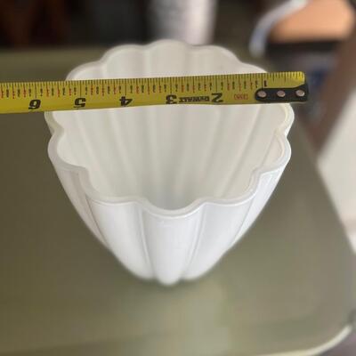 Polish blown glass planter