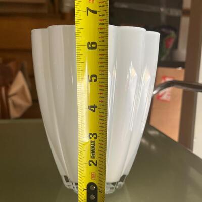 Polish blown glass planter
