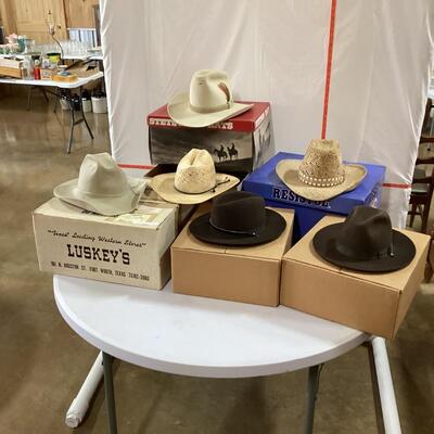 Hats- set of 6 with boxes