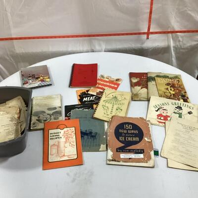 antique cookbooks