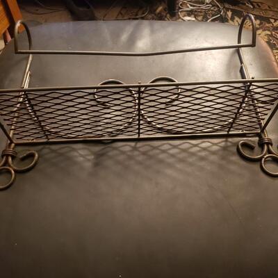 Metal shelf kitchen or bath