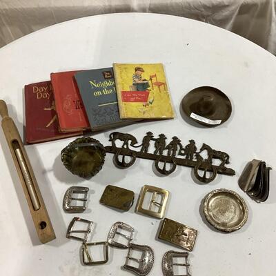 Belt Buckles and other assorted items