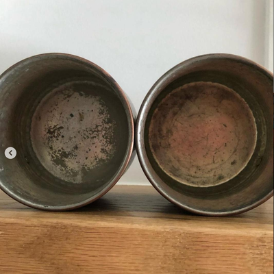 Two Copper Moscow Mule Mugs