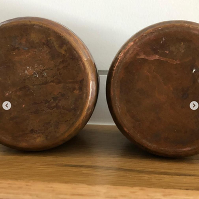 Two Copper Moscow Mule Mugs