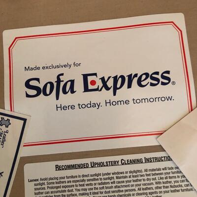 Plaid Sofa Express Couch (UR-KM)