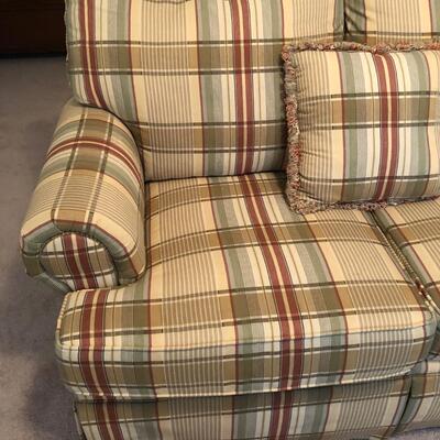 Plaid Sofa Express Couch (UR-KM)