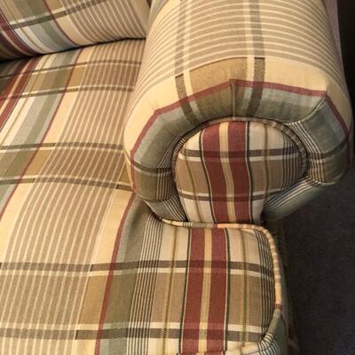 Plaid Sofa Express Couch (UR-KM)