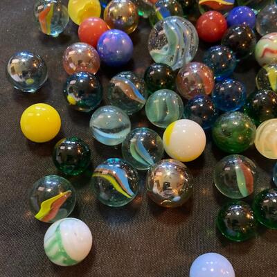 Vintage Glass Marble Collection A1