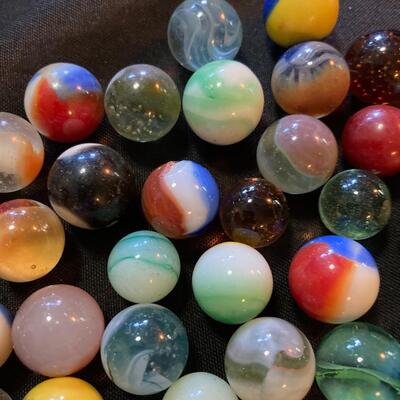 Vintage Glass Marble Collection