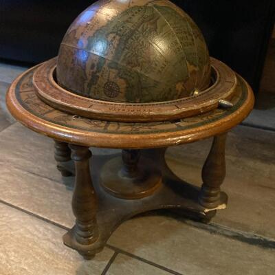 Vintage Globe 10â€ across