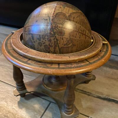 Vintage Globe 10â€ across