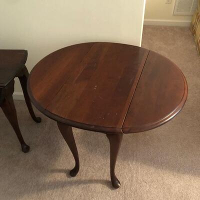 Cherry Drop Leaf End Tables (UR-KM)