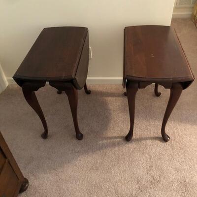 Cherry Drop Leaf End Tables (UR-KM)