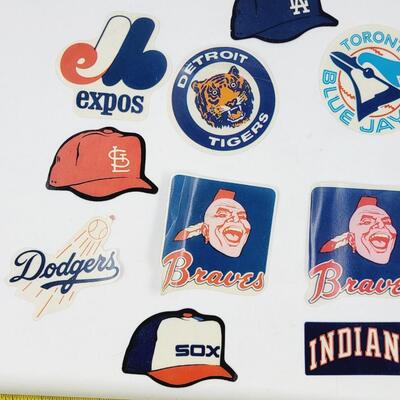 VINTAGE SPORTS STICKERS (THEY ARE NOT STICKY ANYMORE)