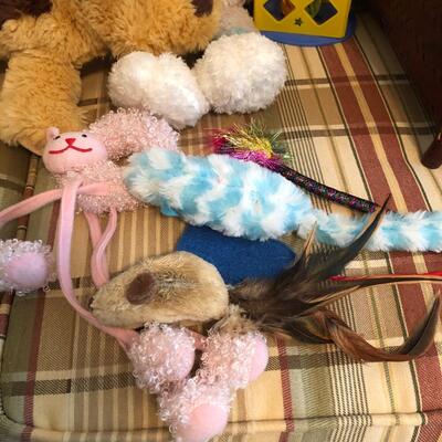 Pet Toys Galore with Square Legged Basket (UR-KM)