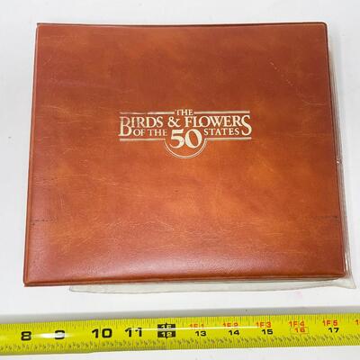 1982 â€œBIRDS & FLOWERS OF THE 50 STATESâ€ FIRST DAY COVER STAMP COLLECTION BOOK