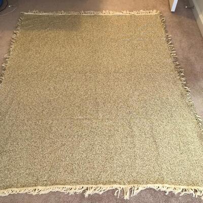 Two Fringed Throws from â€œThe Manual Woodworkers & Weavers, Incâ€ (UR-KM)