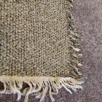 Two Fringed Throws from â€œThe Manual Woodworkers & Weavers, Incâ€ (UR-KM)