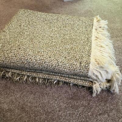 Two Fringed Throws from â€œThe Manual Woodworkers & Weavers, Incâ€ (UR-KM)