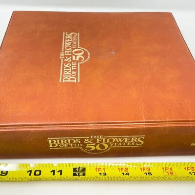 1982 â€œBIRDS & FLOWERS OF THE 50 STATESâ€ FIRST DAY COVER STAMP COLLECTION BOOK #2 - INCOMPLETE