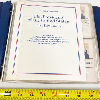 1986 â€œPRESIDENTS OF THE UNITED STATESâ€ FIRST DAY COVER STAMP COLLECTION BOOK