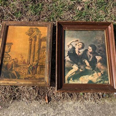 Pair of Framed Vintage Prints