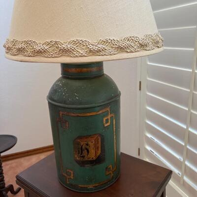 Tea canister lamp number 1