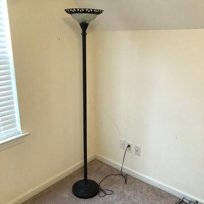 Frosted Glass & Metal Floor Lamp (UR-KM)