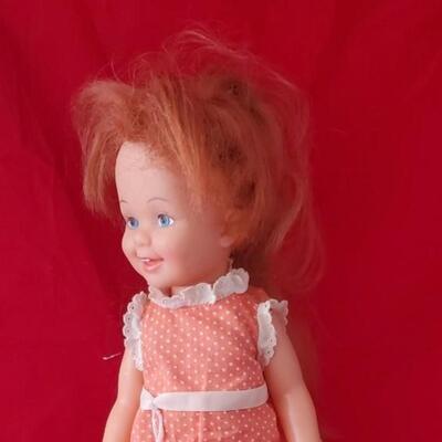 Doll orange and White dress