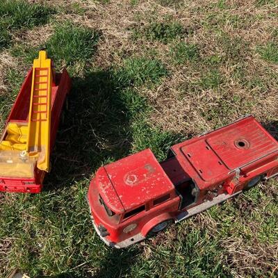 Vintage Toy Fire Truck Lot
