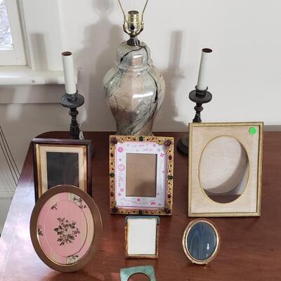 Table/Frame Lot, Table Size - 34 1/2 x 48 1/2 x 22 1/2