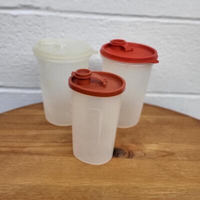 TUPPERWARE TRIO PITCHERS