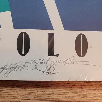 Lot 1: Signed JOHN SORBIE 1983 Denver Symphony Annual Polo CupPoster