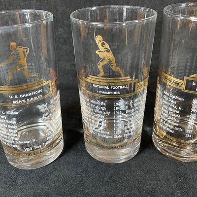 Lot 22  Vintage All Time Greats Glass Set