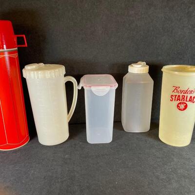 Lot 30. thermos and Beverage Containers