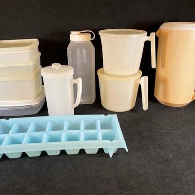 Lot 33. Plastic Pitchers and storage containers