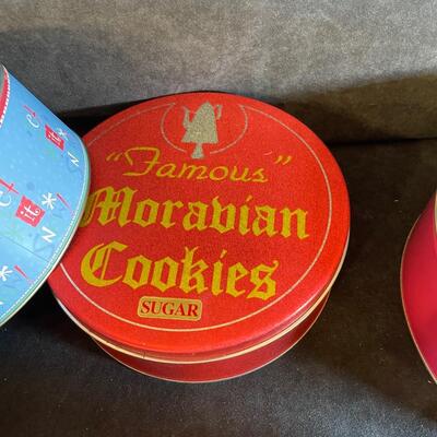 Lot 37. Holiday Tins